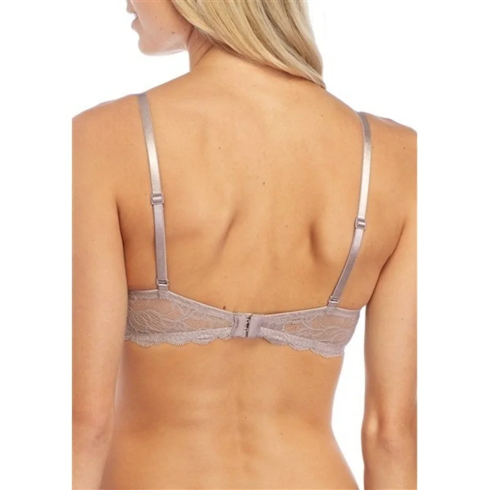 NWT Calvin Klein 32C Seductive Comfort Lace Demi Lift Multiway Bra QF1444 120430